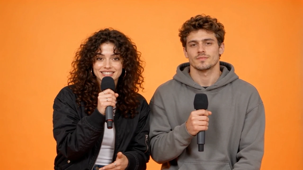 Actual AI Rap Duo video generated from the two example portraits — 2